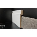 Coprizoccolo coprimarmo mdf alto 12 centimetri copri battiscopa verniciato bianco Ducale