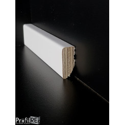 battiscopa 3 centimetri bianco impiallacciato basso quadro spessore mm 13 