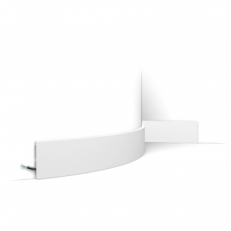 battiscopa curvabile moderno alto 10 cm