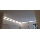 Veletta porta doppio led per soffitto EXTRA RESISTENTE e PRONTA ALL'USO cm 9 x cm 9 doppia luce sopra e sotto